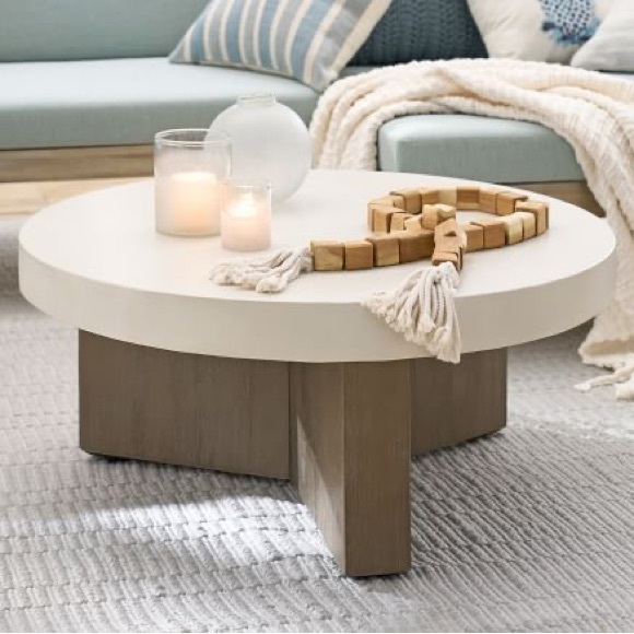 Pottery Barn Rustic & Country Chic Cubed Wood Beaded Garland with Tasseled Rope - Picture 4 of 17